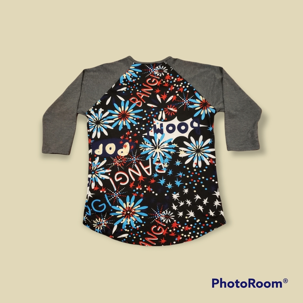 LULAROE Americana Randy Shirt - Size Medium